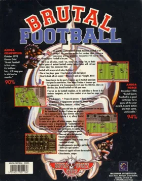 Brutal Football_Disk1 box cover back